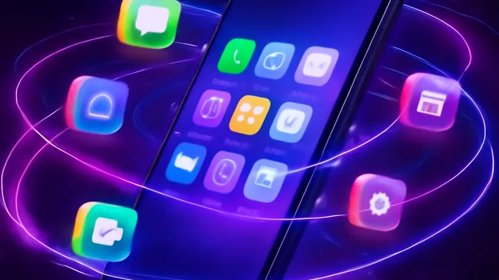 6444BET COM Sleek smartphone floating in space